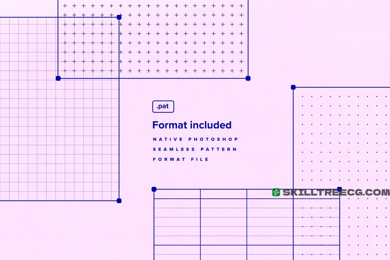 图片[2]-Essential Geometry Grid Backgrounds（027457）-技能树